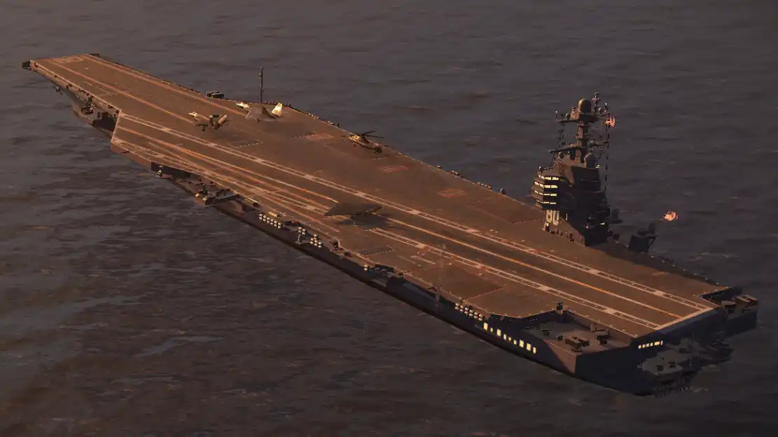 CVN80エンタープライズ やすらっ 米海軍 フォード級原子力空母